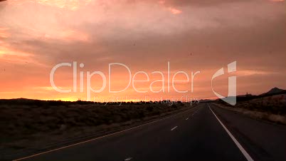 Einsamer Highway in Arizona / USA