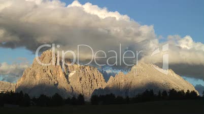 Panorama in den den Dolomiten