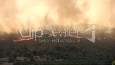 Waldbrand auf Samos