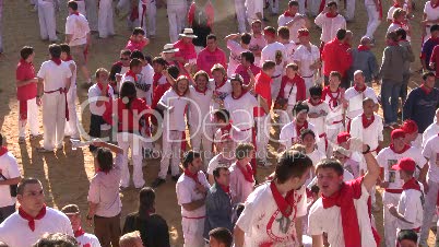 Stierkampfarena in Pamplona/San Fermin