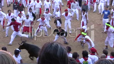 Stierkampfarena in Pamplona/San Fermin