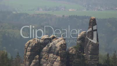 Felsen in Elbtal