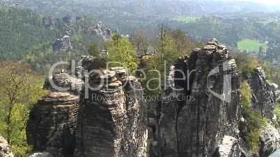 Felsformation an der Bastei