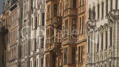 Restaurierte Hausfassaden Innenstadt Wien