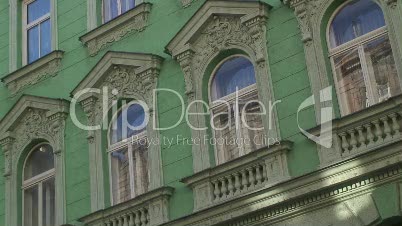 Restaurierte Hausfassaden in Wien