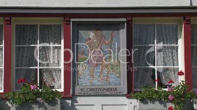 Schweiz, Appenzell,Fenster, Blumen