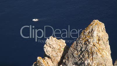 Schiff am Cap de Formentor