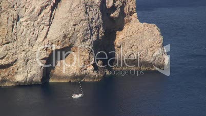 Segelboot am Cap de Formentor