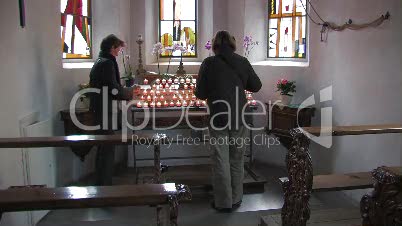 Religionen, Kapelle, Kerze, Candle