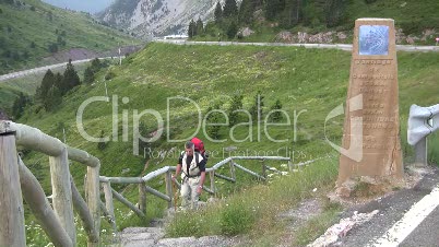 Pilger auf dem Jakobsweg