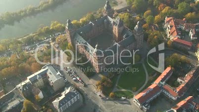 Luftaufnahme von  Aschaffenburg am Main