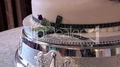Traditional Scottish Wedding Cake Zoom In