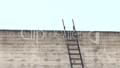 Ladder on a Wall