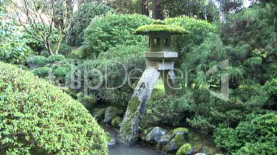 Japanese Stone Lantern Pagoda