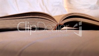 Book on Bed