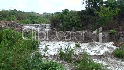 Malawi: flooded river after tropical rain storm 2