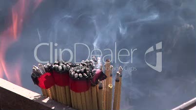 Incense Burning at Lama Temple