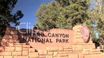 Grand Canyon Entrance sign