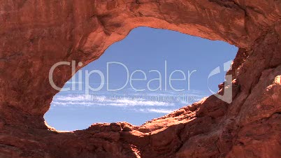 South Window Arch, time lapse