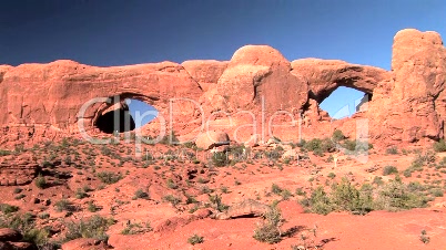 Arches National Park, North and South Windows