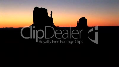 Monument Valley, sunrise