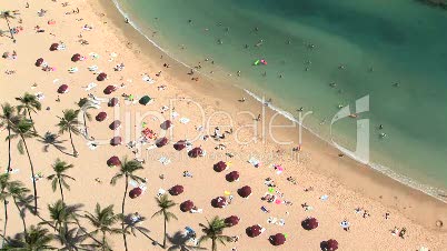 Waikiki Beach, time lapse