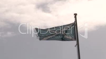 Scotland St Andrews Flag Blowing In Wind