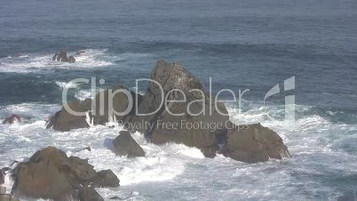 Felsenküste in Galicien