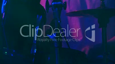 Stock Footage - Playing Drums