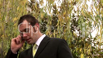 Businessman Working Outdoors 6
