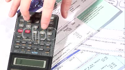 Stock Footage - Home Finances