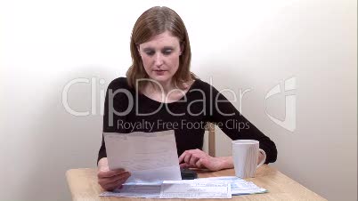 Stock Footage of Woman Working at Home