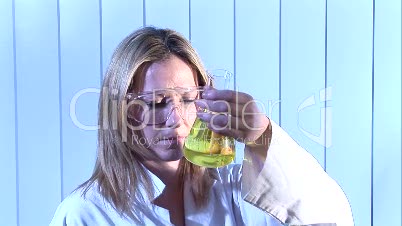 Stock Footage of a Female Chemist