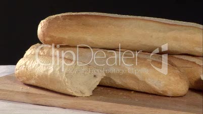 Stock Footage of Bread