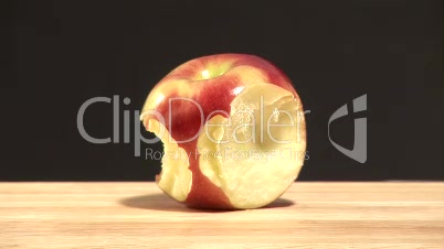 Stock Footage of and Apple being Eaten