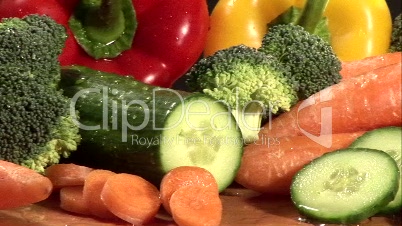 Stock Footage of Vegetables