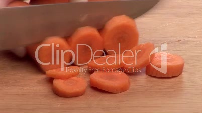 Time Lapse of Chopping Carrots