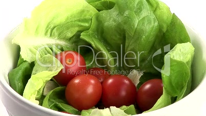 Stock Footage of Preparing a Healthy Salad