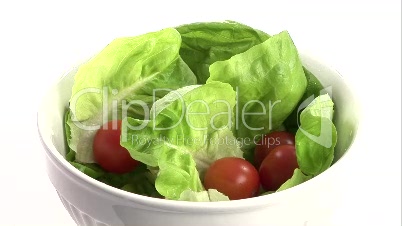 Stock Footage of Preparing a Healthy Salad