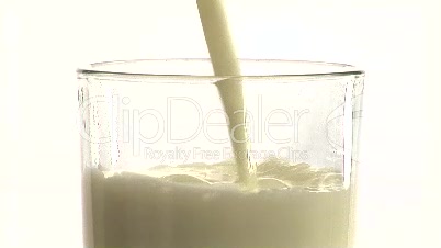 Stock Footage of Pouring Milk