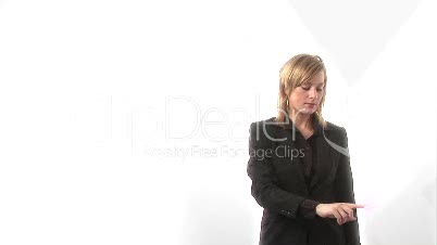 Businesswoman Presenting Results