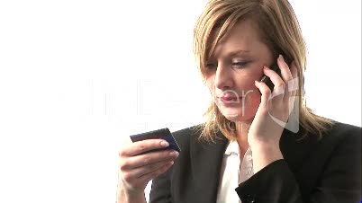 Woman Making a Credit Card Booking