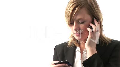 Woman Making a Credit Card Booking