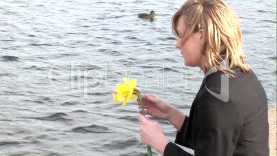 Business woman Relaxing outdoors