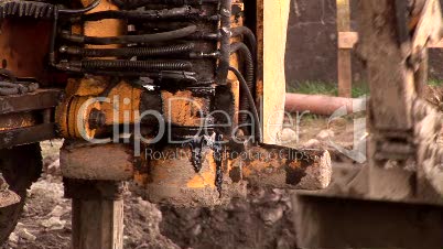 Bulldozer on a Construction Site