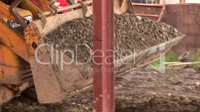 Bulldozer on a Construction Site