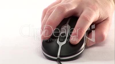 Woman using a Mouse