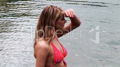 Woman in the water 3