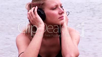 Woman Listenig to Music 3