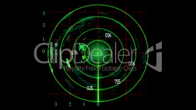 Radar monioring plane